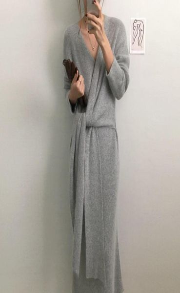 casual dresses autumn winter korean belted long sweater dress women solid soft warm cashmere knitted female elegant vestidos8237207, Black;gray
casual dresses autumn winter korean belted long sweater dress women solid soft warm cashmere knitted female elegant vestidos8237207, Black;gray