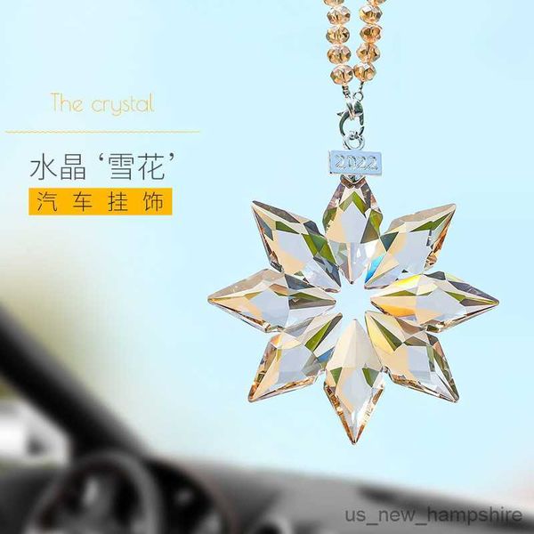decorations crystal snowflake decoration octagonal hanger mirror ornament car pendant interior accessories r230811
decorations crystal snowflake decoration octagonal hanger mirror ornament car pendant interior accessories r230811