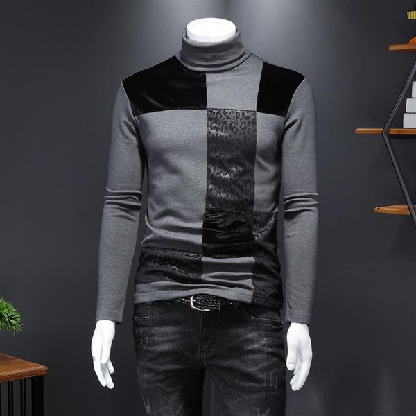 2023 trend men's cotton long-sleeved t-shirts stitching fashion korean version young gentlemen printed warm bottoming sh262e, White;black
2023 trend men's cotton long-sleeved t-shirts stitching fashion korean version young gentlemen printed warm bottoming sh262e, White;black