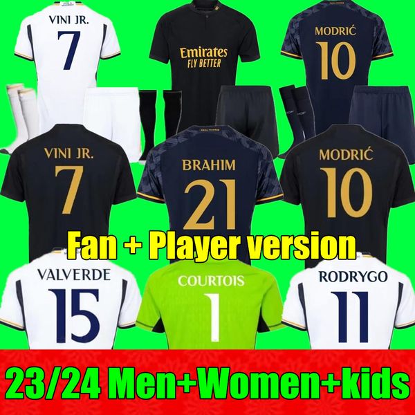 new 23 24 bellingham soccer jerseys 2023 2024 vini jr benzema camavinga rodrygo modric kroos tchouameni valverde men kids kit women shirt un, Black;yellow
new 23 24 bellingham soccer jerseys 2023 2024 vini jr benzema camavinga rodrygo modric kroos tchouameni valverde men kids kit women shirt un, Black;yellow