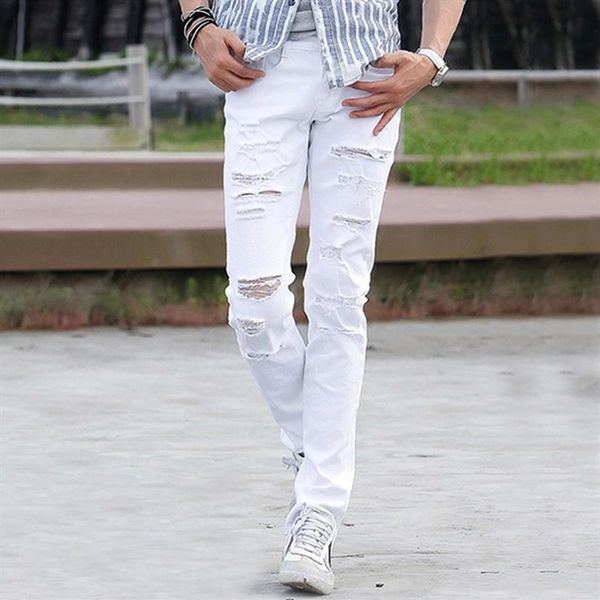 whole-men summer style white cotton male skinny ripped jeans for men famous fashion brand204r, Blue
whole-men summer style white cotton male skinny ripped jeans for men famous fashion brand204r, Blue