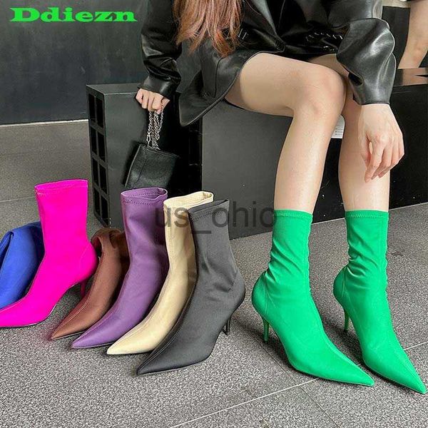 boots womens pumps female shoes 2023 short ankle boots for autumn for footwear shallow heels pointed toe sock ladies stretch booties j230811, Black
boots womens pumps female shoes 2023 short ankle boots for autumn for footwear shallow heels pointed toe sock ladies stretch booties j230811, Black