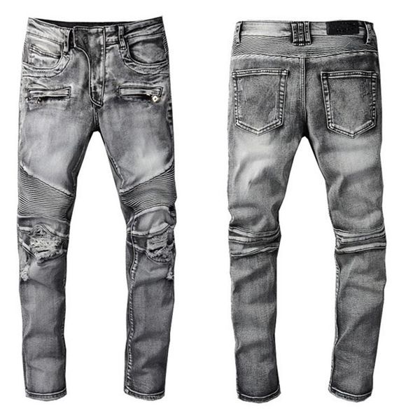 designer luxury mens jeans brand washed design grey slim-leg denim pants fashion club clothing male hip hop skinny motorcycle bike292f, Blue
designer luxury mens jeans brand washed design grey slim-leg denim pants fashion club clothing male hip hop skinny motorcycle bike292f, Blue
