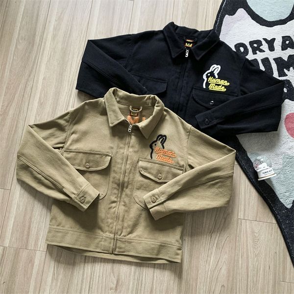men's jackets men women jeans vintage coats jackets 1 1 quality rabbit embroidery human made jacket 230811, Black;brown
men's jackets men women jeans vintage coats jackets 1 1 quality rabbit embroidery human made jacket 230811, Black;brown