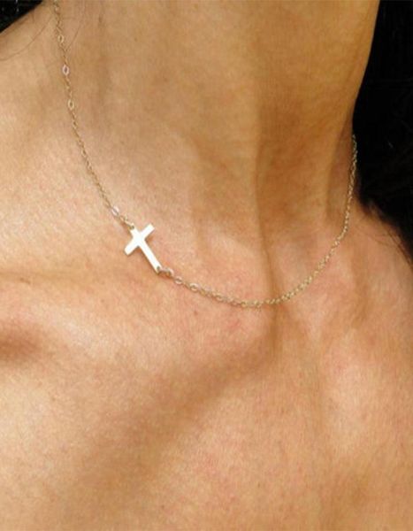 minimalist gold silver color chain cross choker necklace for women simple side wear small pendant collares chokers6828950, Golden;silver
minimalist gold silver color chain cross choker necklace for women simple side wear small pendant collares chokers6828950, Golden;silver