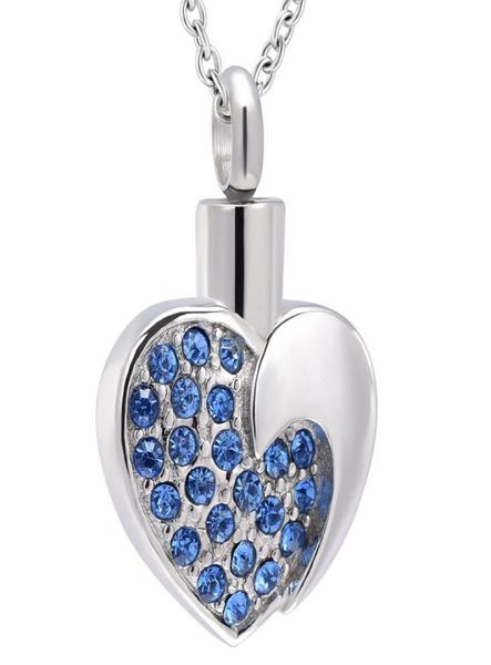 zzl112 light blue crystals inlay heart cremation pendant for women memorial urn stainless steel cremation jewelry6089768, Silver
zzl112 light blue crystals inlay heart cremation pendant for women memorial urn stainless steel cremation jewelry6089768, Silver