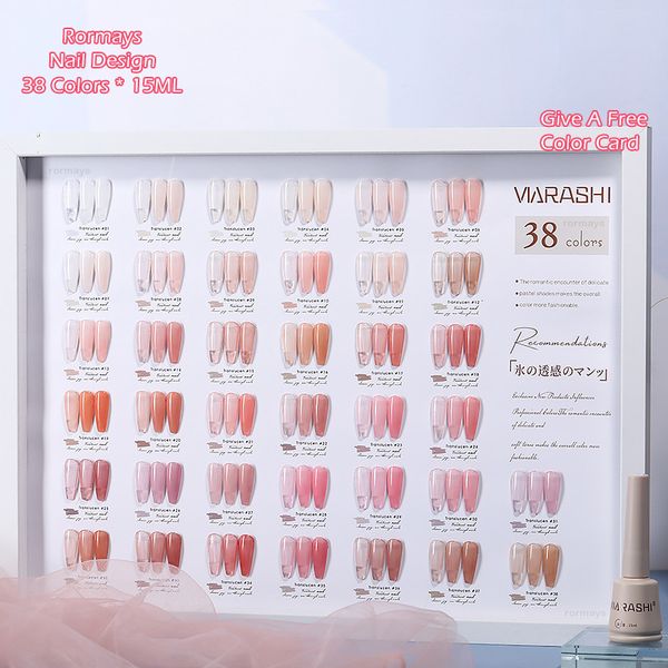rormays jelly pink gel 15ml 38 color suit translucent nude nail gel polish transparent pink mixed gel varnish uv led immersion gel nail salo
rormays jelly pink gel 15ml 38 color suit translucent nude nail gel polish transparent pink mixed gel varnish uv led immersion gel nail salo