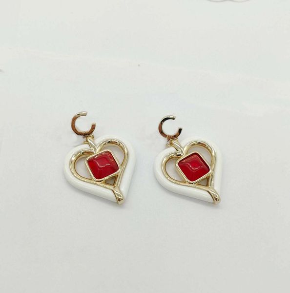 2023 luxury quality charm heart shape pendant necklace with red and white color drop earring in 18k gold plated have stamp box ps78957433, Silver
2023 luxury quality charm heart shape pendant necklace with red and white color drop earring in 18k gold plated have stamp box ps78957433, Silver
