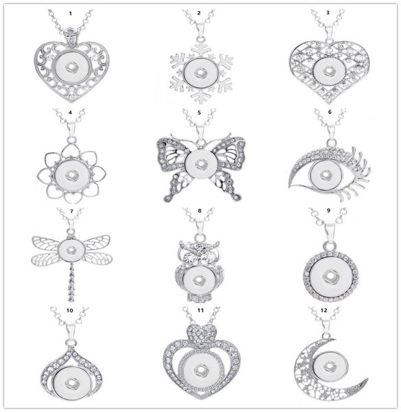 fashion women snaps button pendant necklace diy ginger snap jewelry with chain fit 18mm charm woen men gift1880770, Silver
fashion women snaps button pendant necklace diy ginger snap jewelry with chain fit 18mm charm woen men gift1880770, Silver