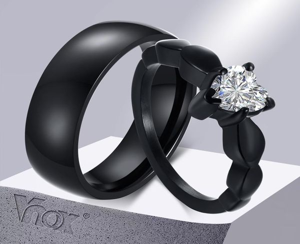 fashion jewelry vnox romantic heart cz stone couple rings for women men black color stainless steel bands engagement jewelry love 7852802, Golden;silver
fashion jewelry vnox romantic heart cz stone couple rings for women men black color stainless steel bands engagement jewelry love 7852802, Golden;silver