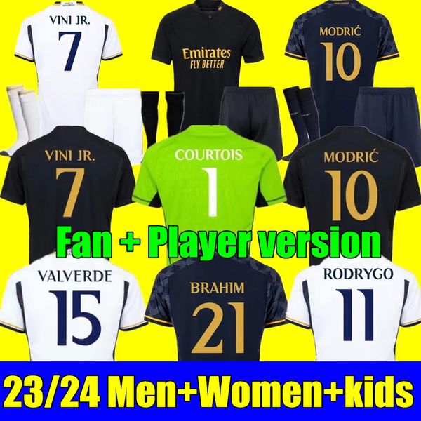 new 23 24 fans player soccer jerseys vini jr camavinga tchouamen rodrygo football shirt men women kids kit camiseta de futbol bellingham 202, Black;yellow
new 23 24 fans player soccer jerseys vini jr camavinga tchouamen rodrygo football shirt men women kids kit camiseta de futbol bellingham 202, Black;yellow