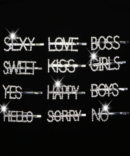 words rhinestone word hair clips crystal girl hairpin bling diamond letter barrettes fashion bangs clip woman8817192, Golden;silver
words rhinestone word hair clips crystal girl hairpin bling diamond letter barrettes fashion bangs clip woman8817192, Golden;silver