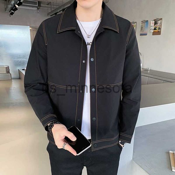 men's jackets legible spring autumn jacket men casual loose turn down collar jacket male solid coats for man j230811, Black;brown
men's jackets legible spring autumn jacket men casual loose turn down collar jacket male solid coats for man j230811, Black;brown