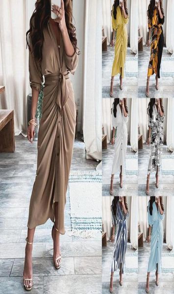 casual dresses fashion turndown collar draped party elegant button office ladies shirt dress women summer short sleeve slit long1427694, Black;gray
casual dresses fashion turndown collar draped party elegant button office ladies shirt dress women summer short sleeve slit long1427694, Black;gray