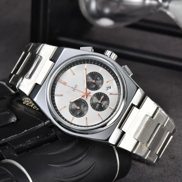 Fashion Brand Wristwatches Tissoity Men's Watches Top Quality Six Needles Quartz Watch 1853 Luxury Wrist-watch Steel Strap Classics Prx Designer Watches Bracelet A, 12
Fashion Brand Wristwatches Tissoity Men's Watches Top Quality Six Needles Quartz Watch 1853 Luxury Wrist-watch Steel Strap Classics Prx Designer Watches Bracelet A, 12