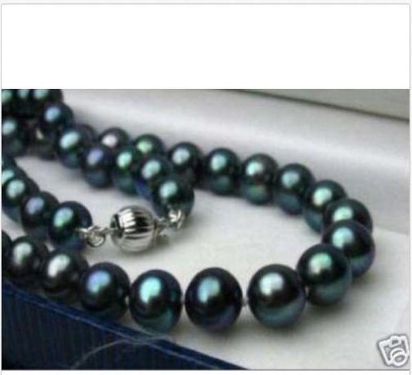 new fine pearls jewelry whole 910mm peacock black green pearl necklace 20inches 925silver7931960
new fine pearls jewelry whole 910mm peacock black green pearl necklace 20inches 925silver7931960