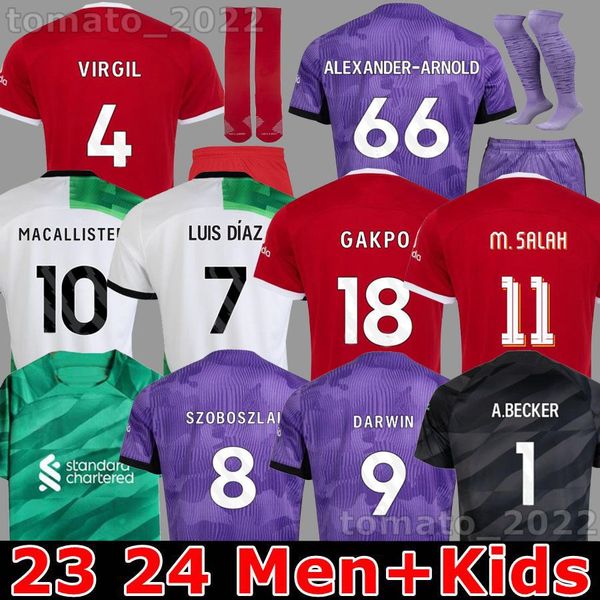 23 24 season home away soccer jerseys 2023 2024 mohamed szoboszlai gakpo luis diaz football shirts men kids kits uniforms mac allister alexa, Black;yellow
23 24 season home away soccer jerseys 2023 2024 mohamed szoboszlai gakpo luis diaz football shirts men kids kits uniforms mac allister alexa, Black;yellow
