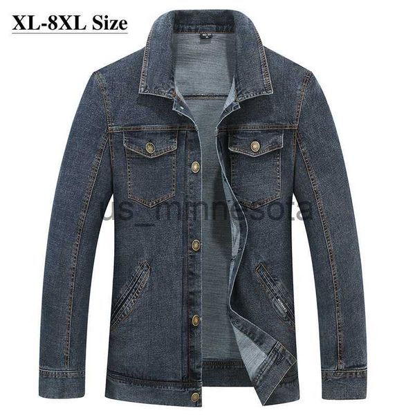 men's jackets oversized 8xl 7xl 6xl men's denim jacket 2023 autumn new loose motorcycle jeans coat classic casual plus size brand, Black;brown
men's jackets oversized 8xl 7xl 6xl men's denim jacket 2023 autumn new loose motorcycle jeans coat classic casual plus size brand, Black;brown