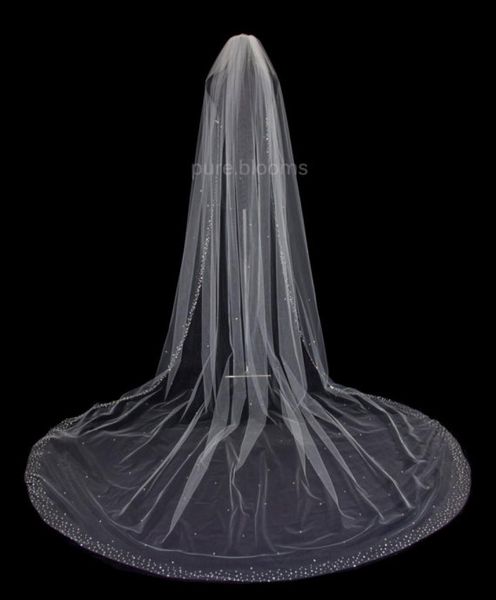 one layer rhinestones edge cathedral length alloy comb 108 inch crystal edge bridal veil scattered crystal wedding veil white diam2021987, Black
one layer rhinestones edge cathedral length alloy comb 108 inch crystal edge bridal veil scattered crystal wedding veil white diam2021987, Black