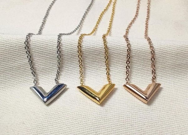 stainless steel gold necklace v letter pendant necklaces women classic designer necklaces love jewelry 3 colors3166970, Silver
stainless steel gold necklace v letter pendant necklaces women classic designer necklaces love jewelry 3 colors3166970, Silver