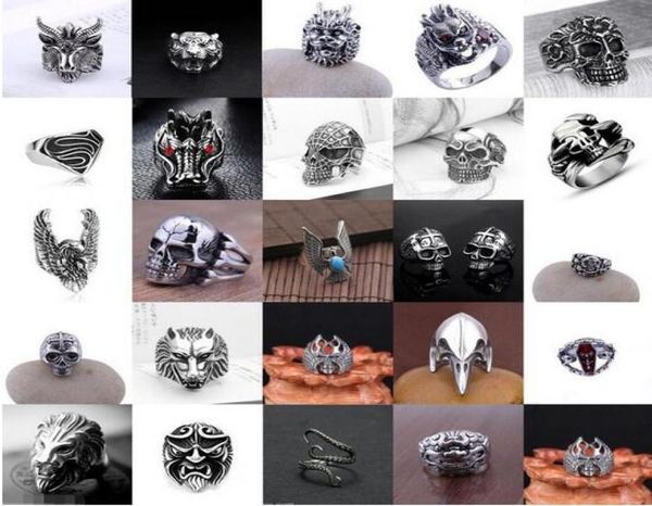 whole fashion skull eye rings 30 models of men silver stainless steel punk rock ring vintage animal jewelry 5167911
whole fashion skull eye rings 30 models of men silver stainless steel punk rock ring vintage animal jewelry 5167911