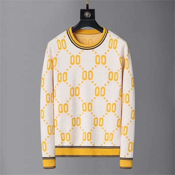 new designer sweater men's high -quality woolen woolen buns long -sleeved sweater sports shirt printing letter letter women's clot, White;black
new designer sweater men's high -quality woolen woolen buns long -sleeved sweater sports shirt printing letter letter women's clot, White;black