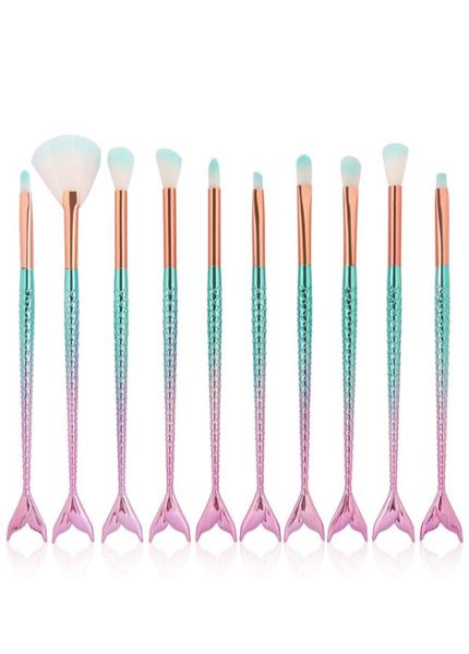 professional 10 pcsset mermaid makeup brushes set foundation blending eyeshadow contour concealer blush cosmetic makeup tool9668637
professional 10 pcsset mermaid makeup brushes set foundation blending eyeshadow contour concealer blush cosmetic makeup tool9668637