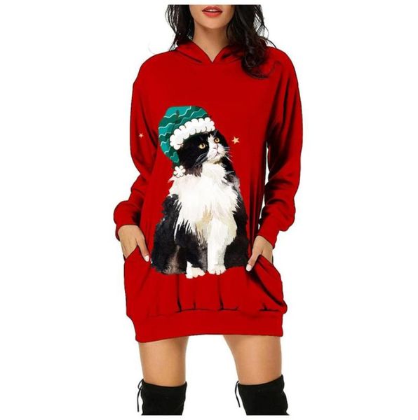 casual dresses glow elk graphic christmas women girls long sleeve hooded sweatshirt mini dress with pocket blouse robe vestidos2322501, Black;gray
casual dresses glow elk graphic christmas women girls long sleeve hooded sweatshirt mini dress with pocket blouse robe vestidos2322501, Black;gray