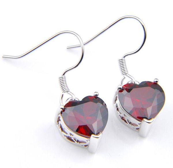 luckyshine 12 pair christmas day gift women earring red garnet gems love heart cz zircon 925 gift dangle earrings jewelry4645562, Silver
luckyshine 12 pair christmas day gift women earring red garnet gems love heart cz zircon 925 gift dangle earrings jewelry4645562, Silver