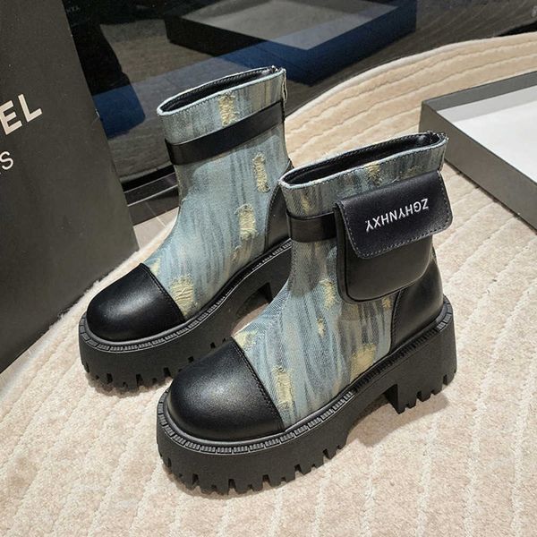 2023 autumn new fashion and casual versatile denim short boots with feminine style and slim cake bottom martin boots 230811, Black
2023 autumn new fashion and casual versatile denim short boots with feminine style and slim cake bottom martin boots 230811, Black