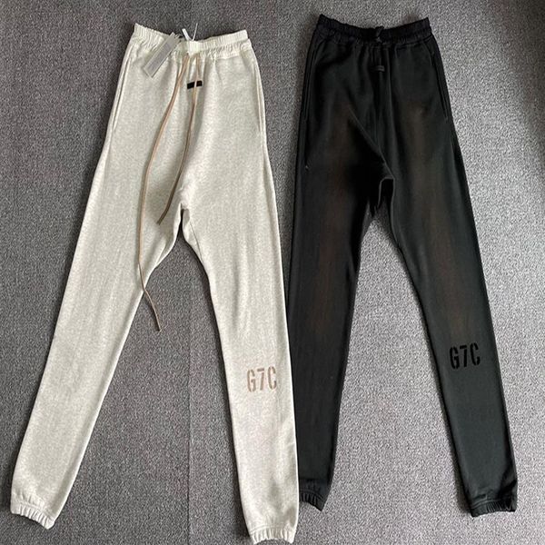 autumn winter usa europe 7th 7c flocking print logo pants trousers casual men women cement white string joggers sweatpants209n, Black
autumn winter usa europe 7th 7c flocking print logo pants trousers casual men women cement white string joggers sweatpants209n, Black