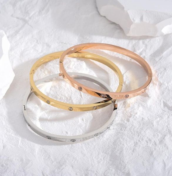 love fashion crystal bangle bracelet stainless steel 18k gold silver shining stone bracelets jewelry for women3423283, Black
love fashion crystal bangle bracelet stainless steel 18k gold silver shining stone bracelets jewelry for women3423283, Black