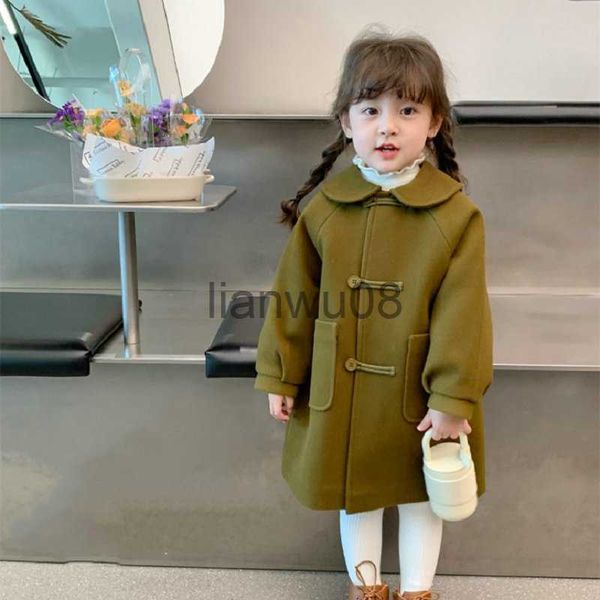 jackets korean style fashion girls woolen coat tweed overcoat autumn winter long sleeve children clothing kids jackets clothes x0811, Blue;gray
jackets korean style fashion girls woolen coat tweed overcoat autumn winter long sleeve children clothing kids jackets clothes x0811, Blue;gray
