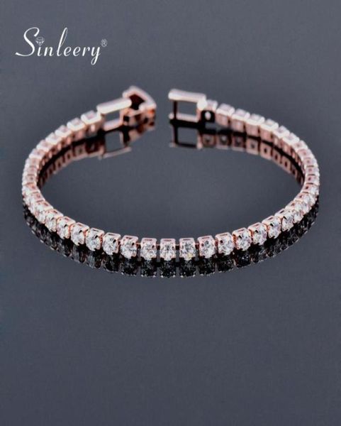 beaded strands sinleery 16cm round cubic zirconia tennis bracelet for women rose gold color bridal wedding jewelry sl059 ssb3948256, Black
beaded strands sinleery 16cm round cubic zirconia tennis bracelet for women rose gold color bridal wedding jewelry sl059 ssb3948256, Black
