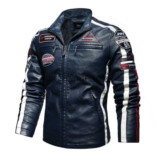 men's jackets mens vintage motorcycle jacket 2021 men fashion new biker leather jacket male embroidery bomber coat winter fleece pu ove, Black;brown
men's jackets mens vintage motorcycle jacket 2021 men fashion new biker leather jacket male embroidery bomber coat winter fleece pu ove, Black;brown