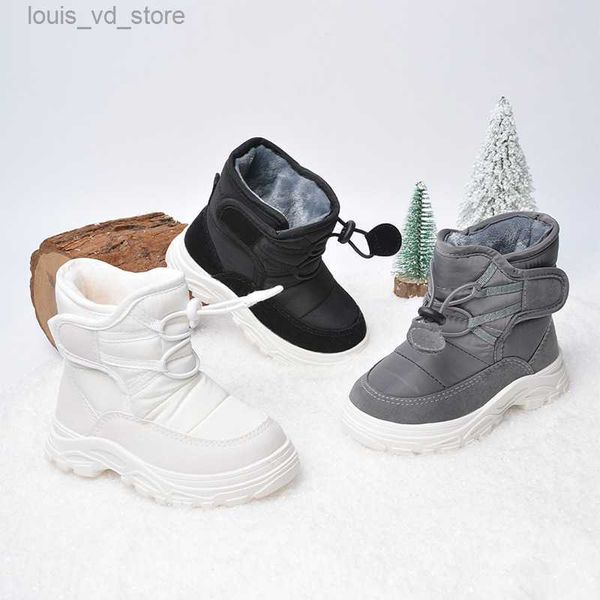 winter children snow boots baby soft warm plush inside cotton shoes boys girls waterproof anti-kick boots princess buckle shoes t230811, Black;grey
winter children snow boots baby soft warm plush inside cotton shoes boys girls waterproof anti-kick boots princess buckle shoes t230811, Black;grey