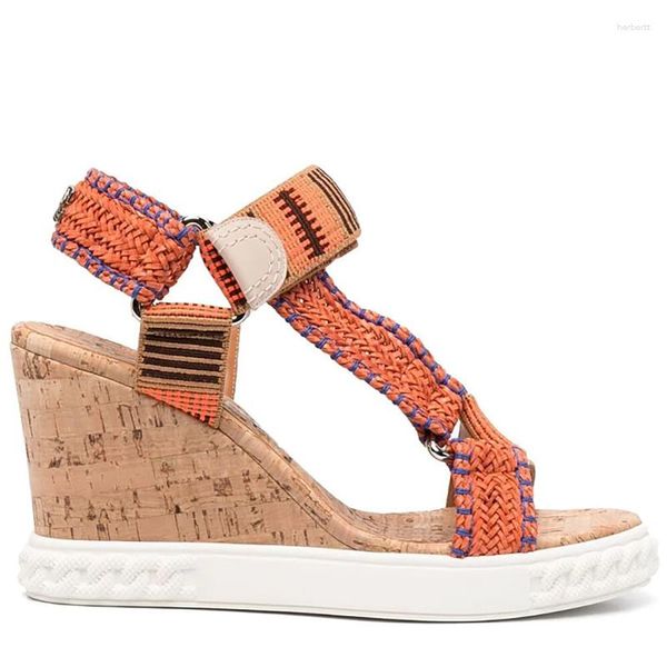 sandals arrivals women slingback fashion pumps wedge knitted fabric mixed colors female sweet hook loop open toe, Black
sandals arrivals women slingback fashion pumps wedge knitted fabric mixed colors female sweet hook loop open toe, Black