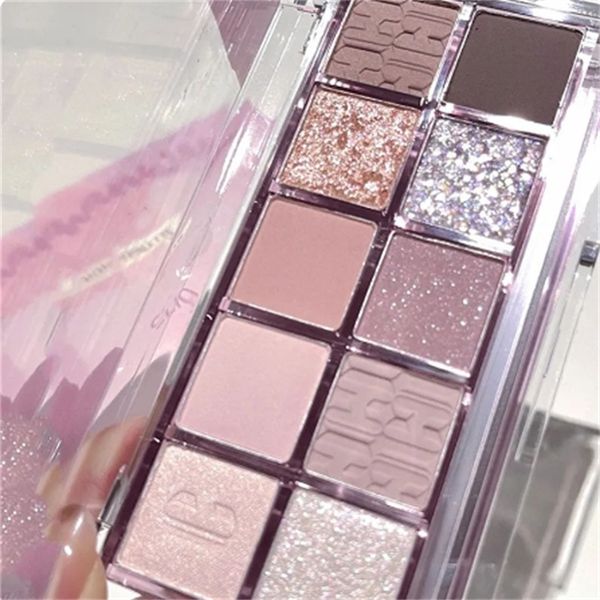 10 colors charming purple eyeshadow palette make up glitter eye shadow pigment shimmer diamond eye palett cosmetics a1
10 colors charming purple eyeshadow palette make up glitter eye shadow pigment shimmer diamond eye palett cosmetics a1