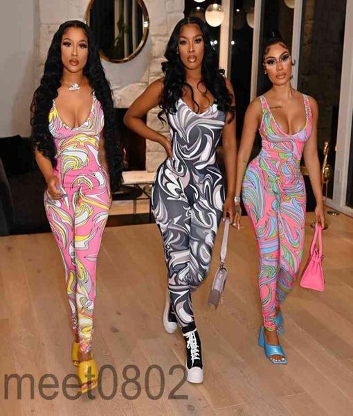women jumpsuit 2021 spring and summer new designer fashionable women039s printing sleeveless tights sleeveless vest t1583068, Black;white
women jumpsuit 2021 spring and summer new designer fashionable women039s printing sleeveless tights sleeveless vest t1583068, Black;white