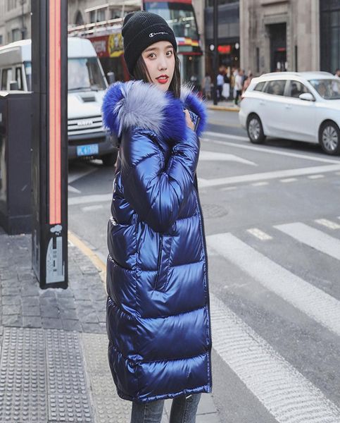 new glossy parka women winter jacket cotton padded warm thicken big fur collar ladies long coats parka womens jackets6842643, Black
new glossy parka women winter jacket cotton padded warm thicken big fur collar ladies long coats parka womens jackets6842643, Black