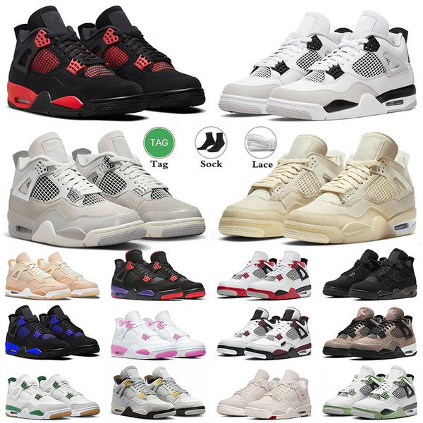 aaa+ men basketball shoes 4 4s iv designer jumpman red thunder military black cat offs sail infrared white what the mens women trainers snea
aaa+ men basketball shoes 4 4s iv designer jumpman red thunder military black cat offs sail infrared white what the mens women trainers snea