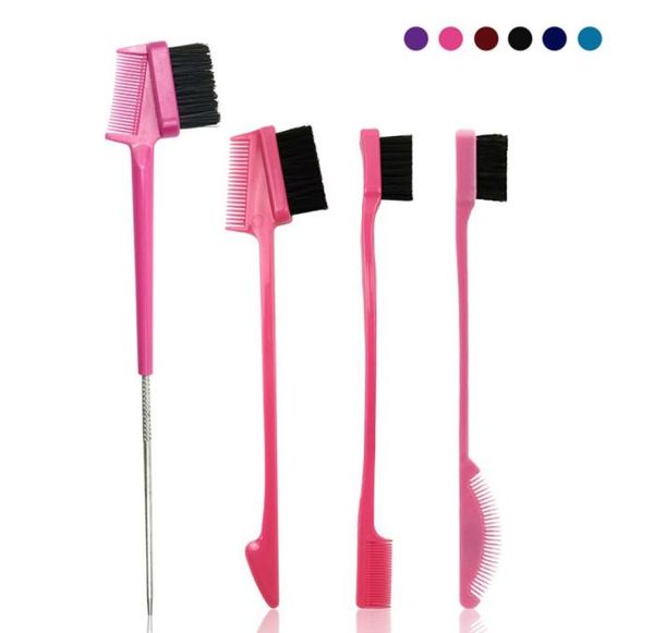 double sided eyebrow brush comb edge control hair brushes gel smooth tool9175368, Silver
double sided eyebrow brush comb edge control hair brushes gel smooth tool9175368, Silver