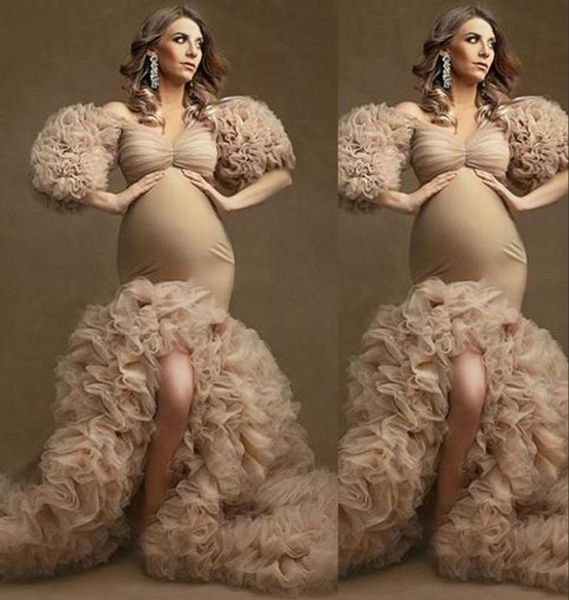2021 ruffles champagne evening dresses tulle kimono women robe poshoot half sleeves off shoulder prom gowns african mermaid spl3239955, Black;red
2021 ruffles champagne evening dresses tulle kimono women robe poshoot half sleeves off shoulder prom gowns african mermaid spl3239955, Black;red
