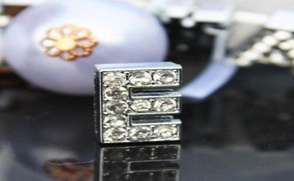 50pcslot 10mm e full rhinestones bling slide letter diy alloy charms fit for 10mm wristband bracelet keychains 00415456684, Bronze;silver
50pcslot 10mm e full rhinestones bling slide letter diy alloy charms fit for 10mm wristband bracelet keychains 00415456684, Bronze;silver