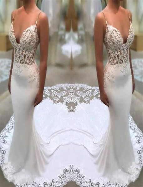 white lace appliques wedding dresses sheath spaghetti straps mermaid illusion side bridal gowns with court train2976574
white lace appliques wedding dresses sheath spaghetti straps mermaid illusion side bridal gowns with court train2976574