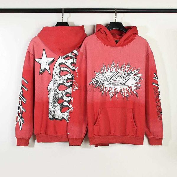 high-quality men's hoodies hellstar high street ins vintage mud print red hoodie brushed and women's loose odfx, Black
high-quality men's hoodies hellstar high street ins vintage mud print red hoodie brushed and women's loose odfx, Black