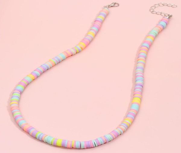 2021 bohemian colorful soft polymer clay beads choker necklace beach female jewelry gifts beading necklaces for women wedding acce1859000, Silver
2021 bohemian colorful soft polymer clay beads choker necklace beach female jewelry gifts beading necklaces for women wedding acce1859000, Silver