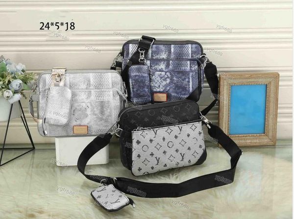 fashion designer bag crossbody bag wallets leather patchwork 3 pcs sets new men women handbag shoulder bags handbags bags wallet luxurys pho
fashion designer bag crossbody bag wallets leather patchwork 3 pcs sets new men women handbag shoulder bags handbags bags wallet luxurys pho