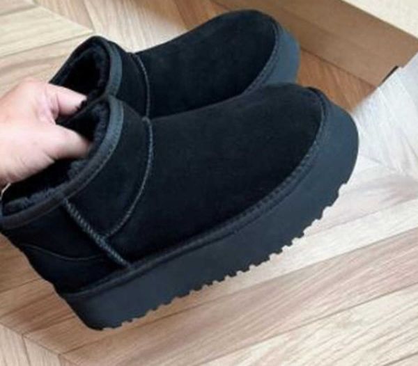 boots 2022 ultra mini platform boot designer woman winter ankle australia snow thick bottom real leather warm fluffy booties with fur size83, Black
boots 2022 ultra mini platform boot designer woman winter ankle australia snow thick bottom real leather warm fluffy booties with fur size83, Black