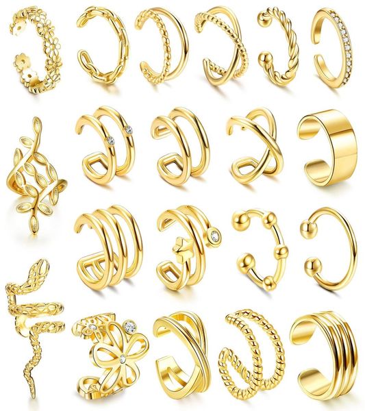ear cuff single cuffs earrings for women non piercing gold flower cz helix cartilage clip on wrap girls amlhf4738214, Silver
ear cuff single cuffs earrings for women non piercing gold flower cz helix cartilage clip on wrap girls amlhf4738214, Silver